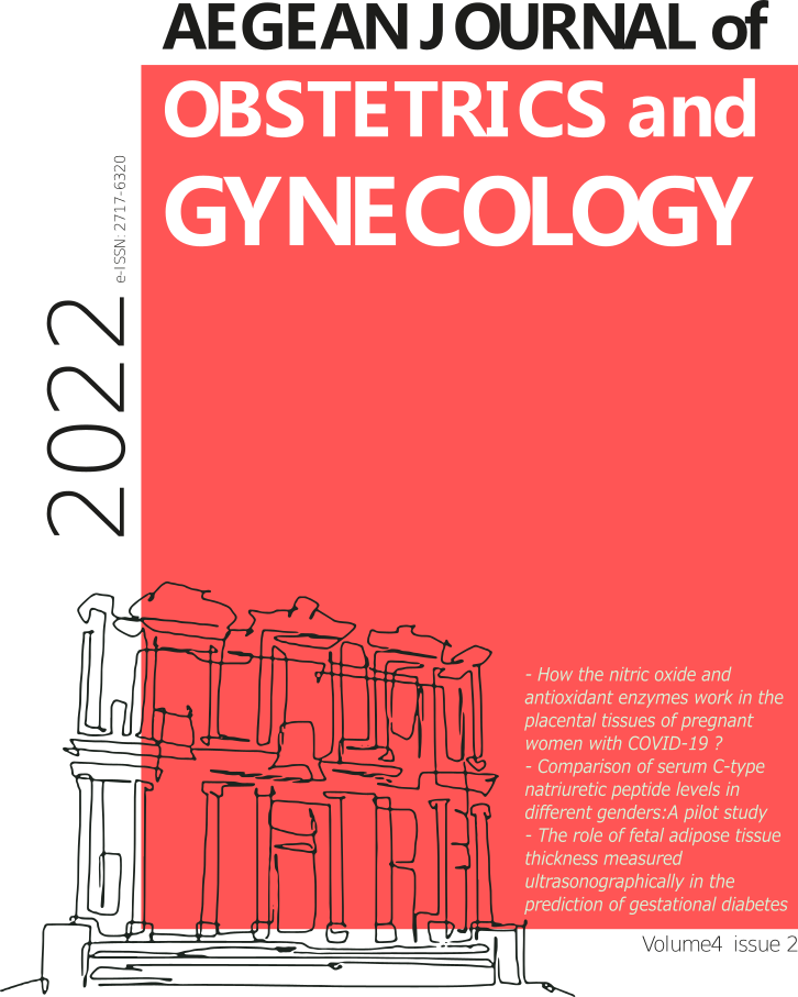 					View Vol. 4 No. 2 (2022): Aegean Journal of Obstetrics and Gynecology
				